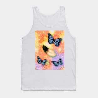 The Concept of Time, Butterflies and Birds Tank Top